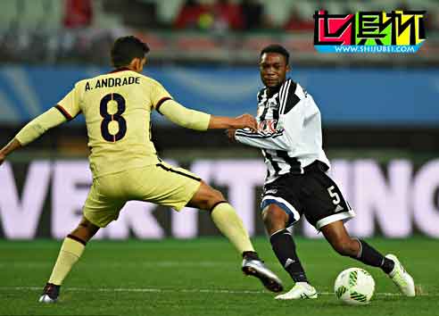 2015世俱杯-贝内代托头球破门 美洲2-1马赞姆贝获第5